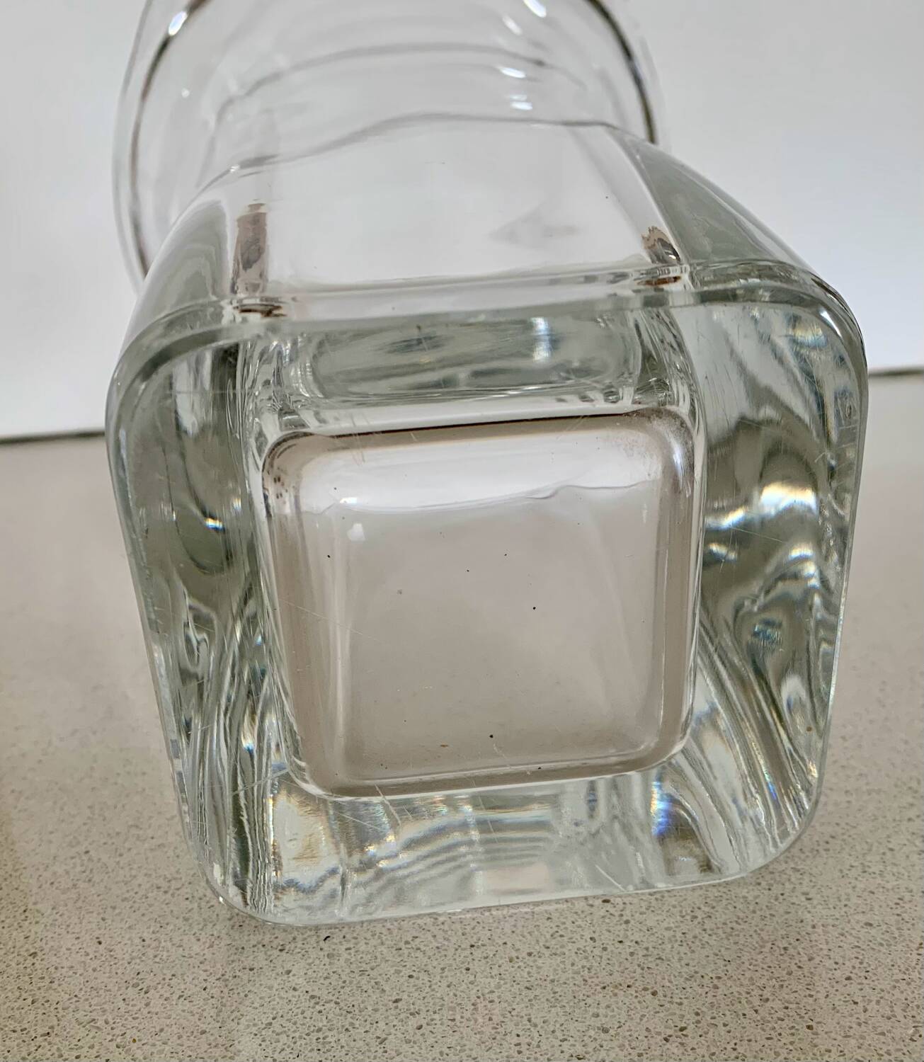 Large crystal vase