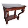 Old mahogany console