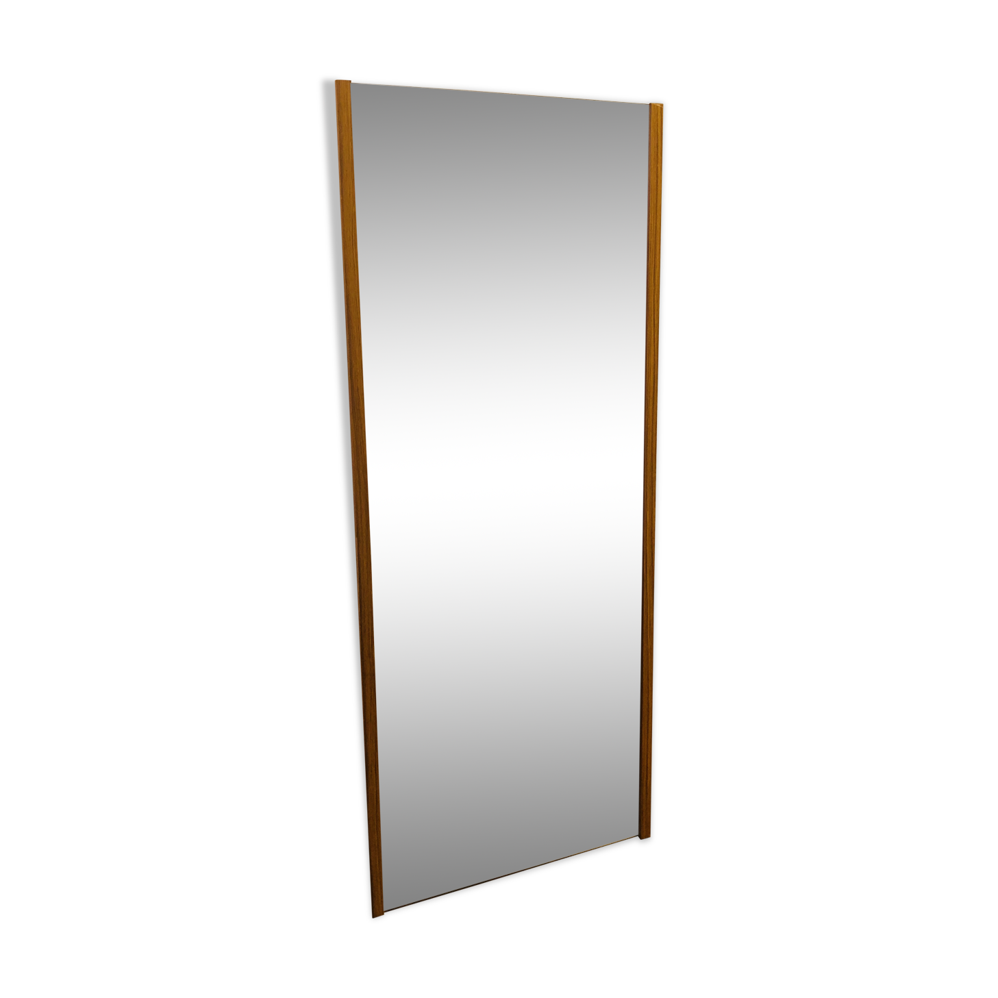 Scandinavian teak mirror 112 cm x 46 cm