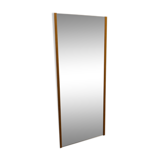 Scandinavian teak mirror 112 cm x 46 cm
