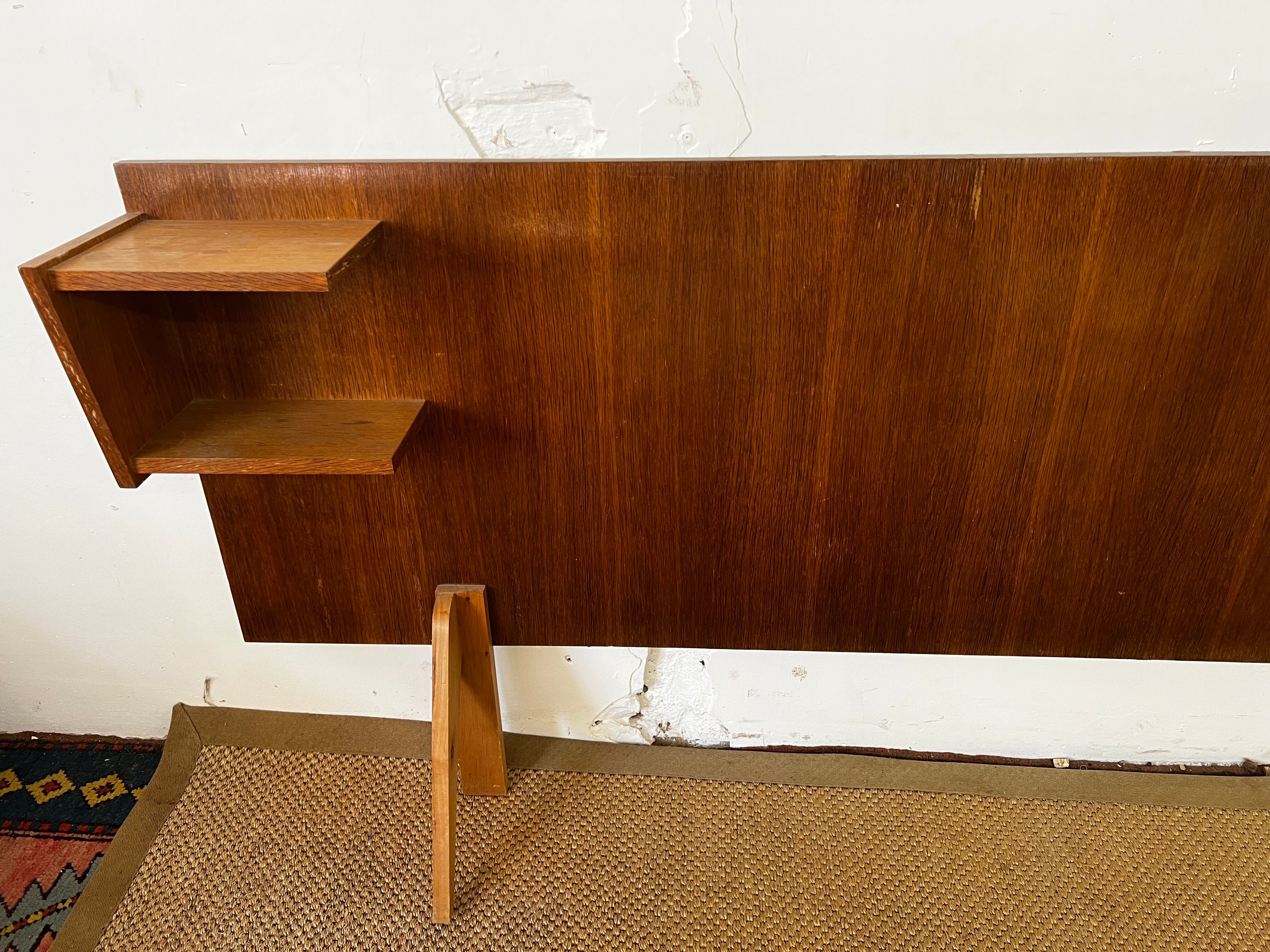 Vintage wooden headboard