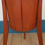 Tripod Scandinavian teak pot cover