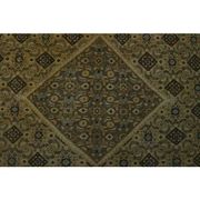 1970s Vintage Persian Handmade Wool Cotton Brown Area Rug 292x392