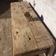 Établi en bois brut