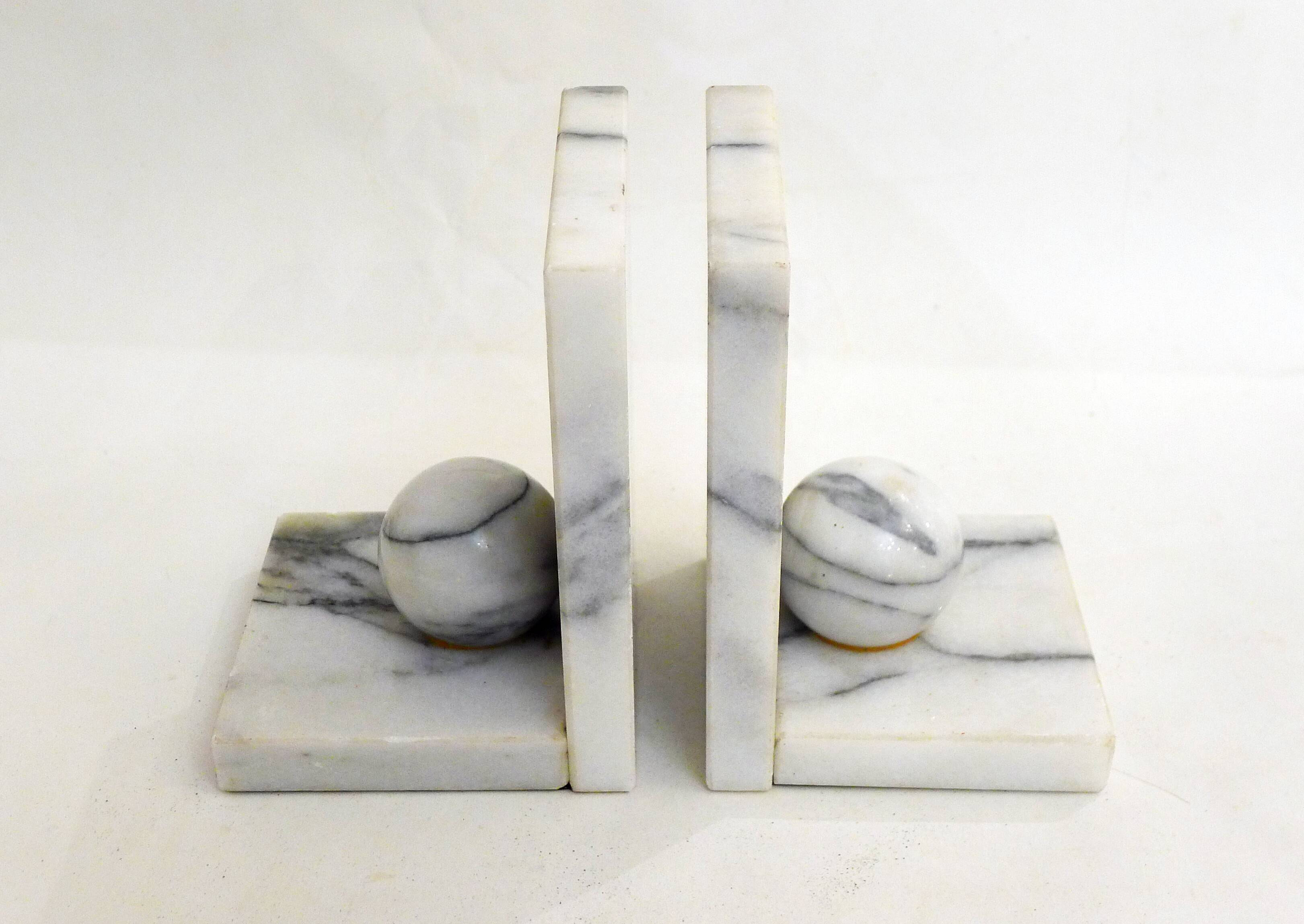 Pair of Marble Bookends