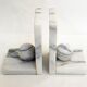 Paire de serres-livres Marbre