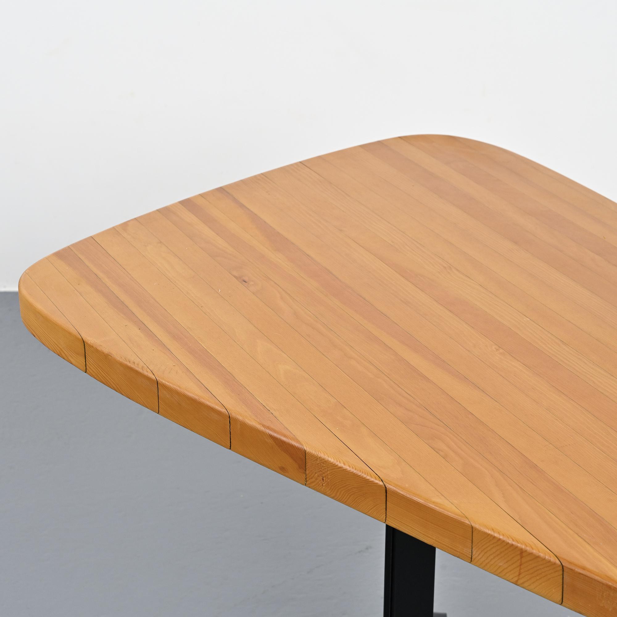 Free-form table, Charlotte Perriand for Les Arcs, circa 1986