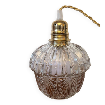 Suspension à décor rayonnant 70's
