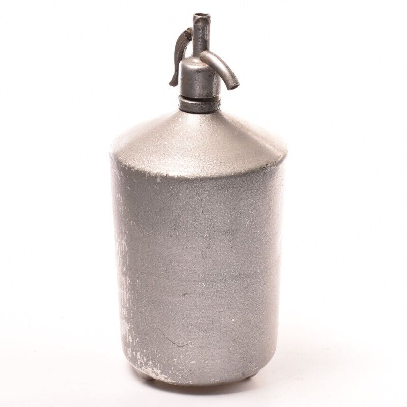 Old metal siphon