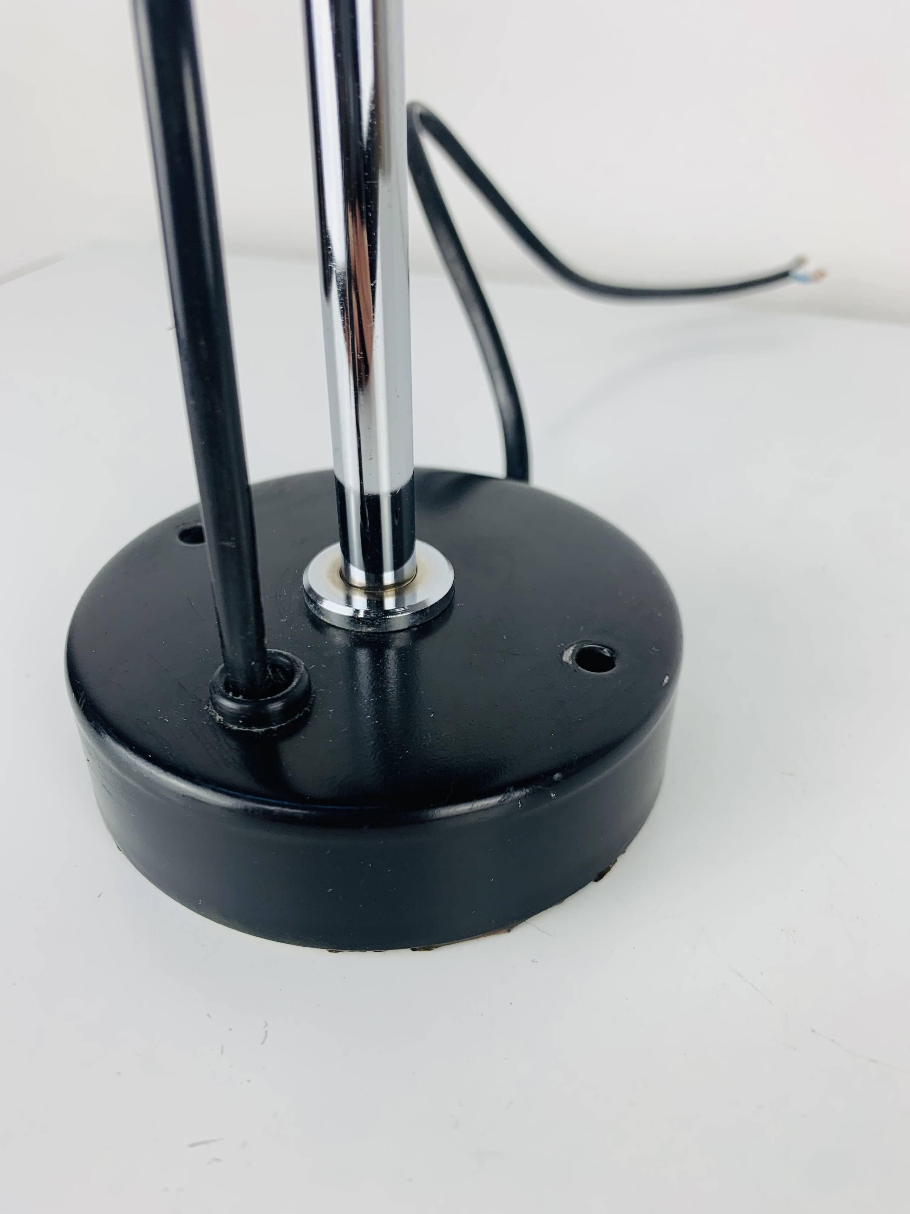 Black spot wall light from the 1960s, vintage.