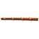 Brass and teak coat hanger by Carl Auböck for Illums Bolighus, Denmark, 1950s