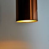 Hanging in copper cylindrical 1960 s set of 10