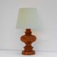 Mid-century modern Scandinavian oak table lamp from Möllers