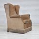1970s, Danish design, armchair in corduroy, ash wood, original condition.