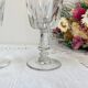 2 verres à eau vintage