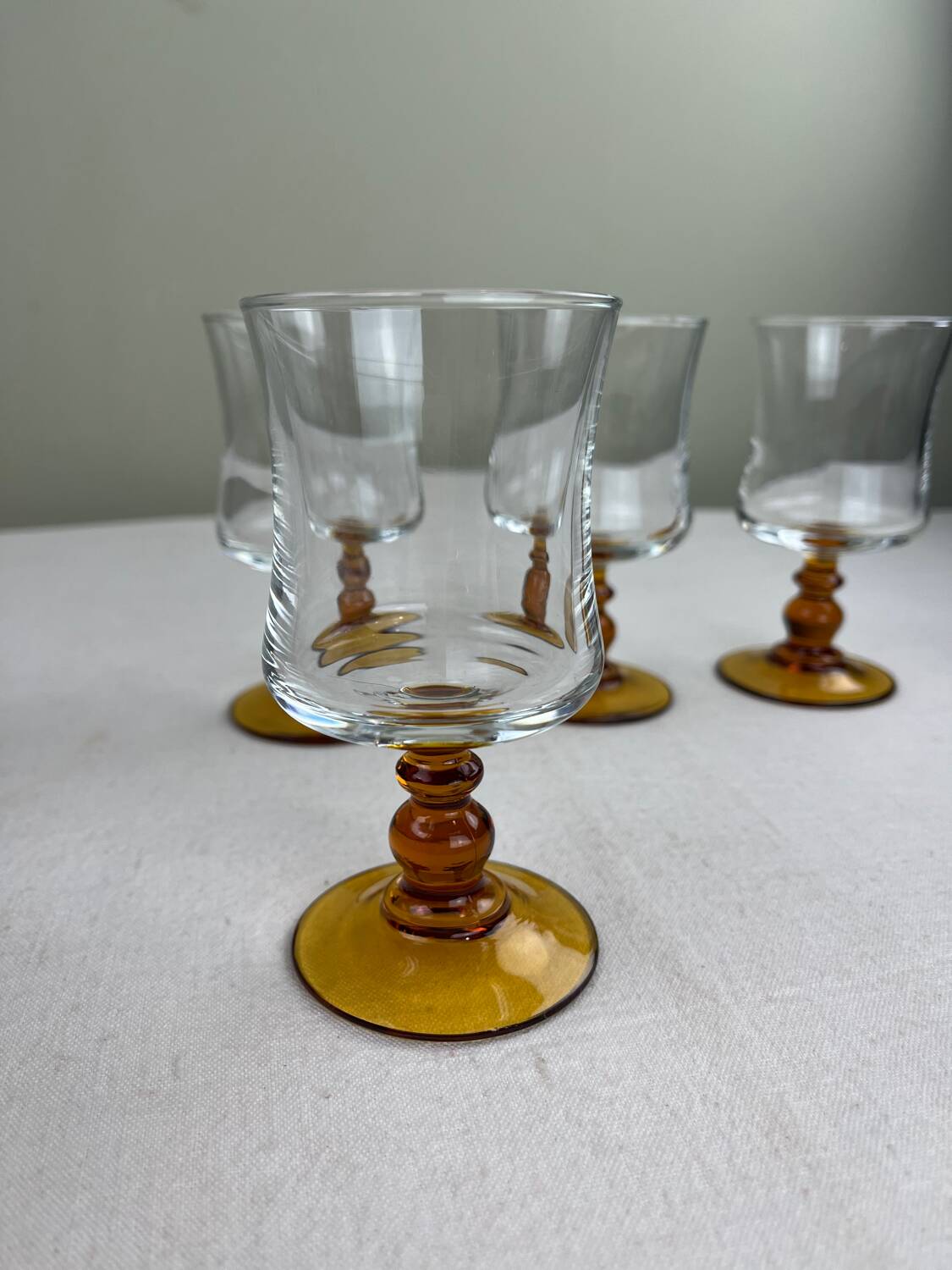 Vintage amber glass
