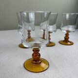 Vintage amber glass