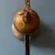 Eastern Verseuse "Dallah" Metal and Engraved Brass circa 1900