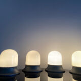 Set of 4 lamps artemide, italy 1970s