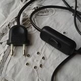 Black ceramic love couple lamp