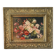 Bouquet of roses, oil on framed panel