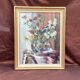 Oil painting on canvas around 2005 signed dimensions: height -77cm- width -62 cm-