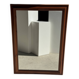 Rectangular mirror with wooden frame 88x62
