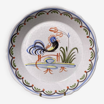 Assiette murale Nevers oiseau