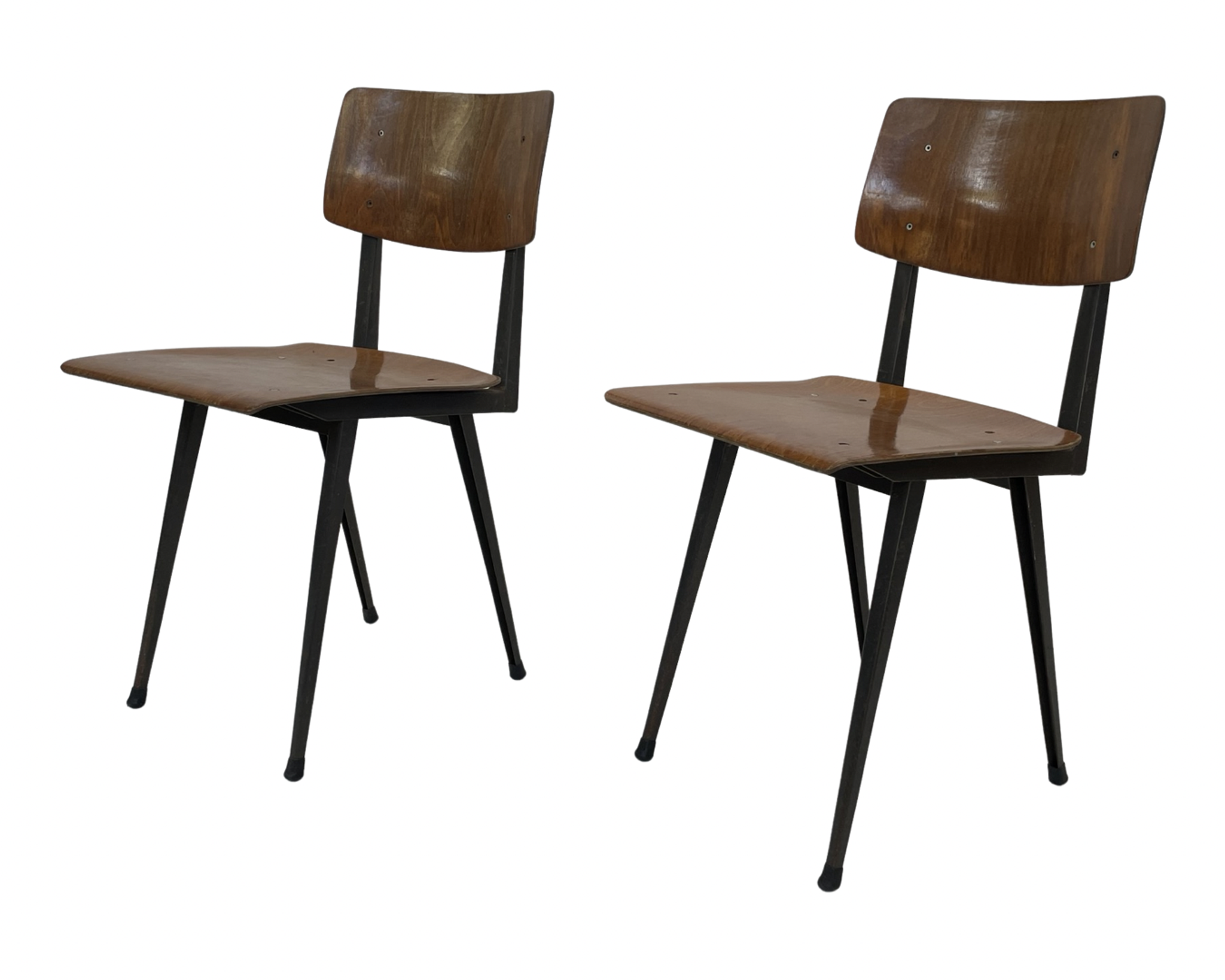 Vintage Marko Holland school chair minimalist 60