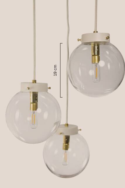 Lidija * yugochic pendant chandelier * mcm hanging light * mini vintage cascade * retro glass * gold