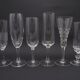 Mismatched champagne flutes