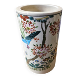 Tube vase signed Satsuma