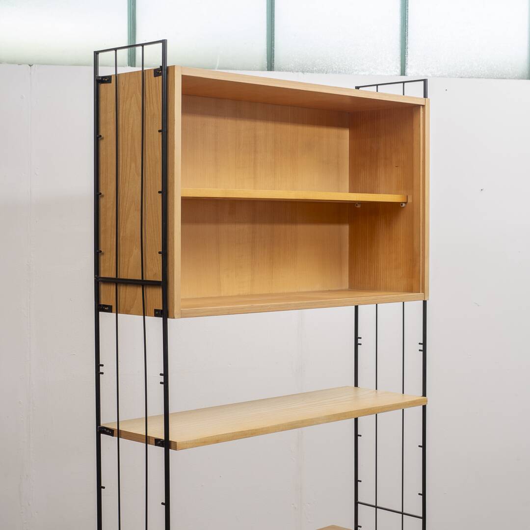 Etagère avec caisson de rangement, années 60