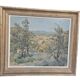 Armand Brugnaud - Oil on Panel Rousset Seen from the Lavender Fields