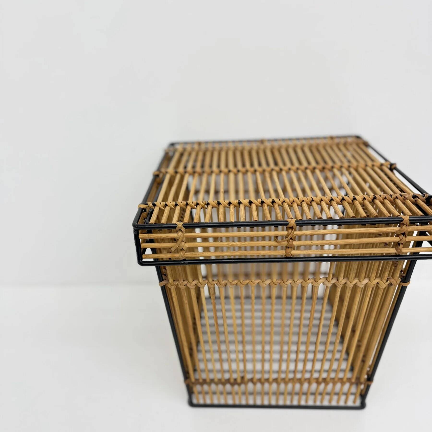 Set of 2 storage baskets by Dirk van Sliedregt for Rohé, Netherlands 1960s