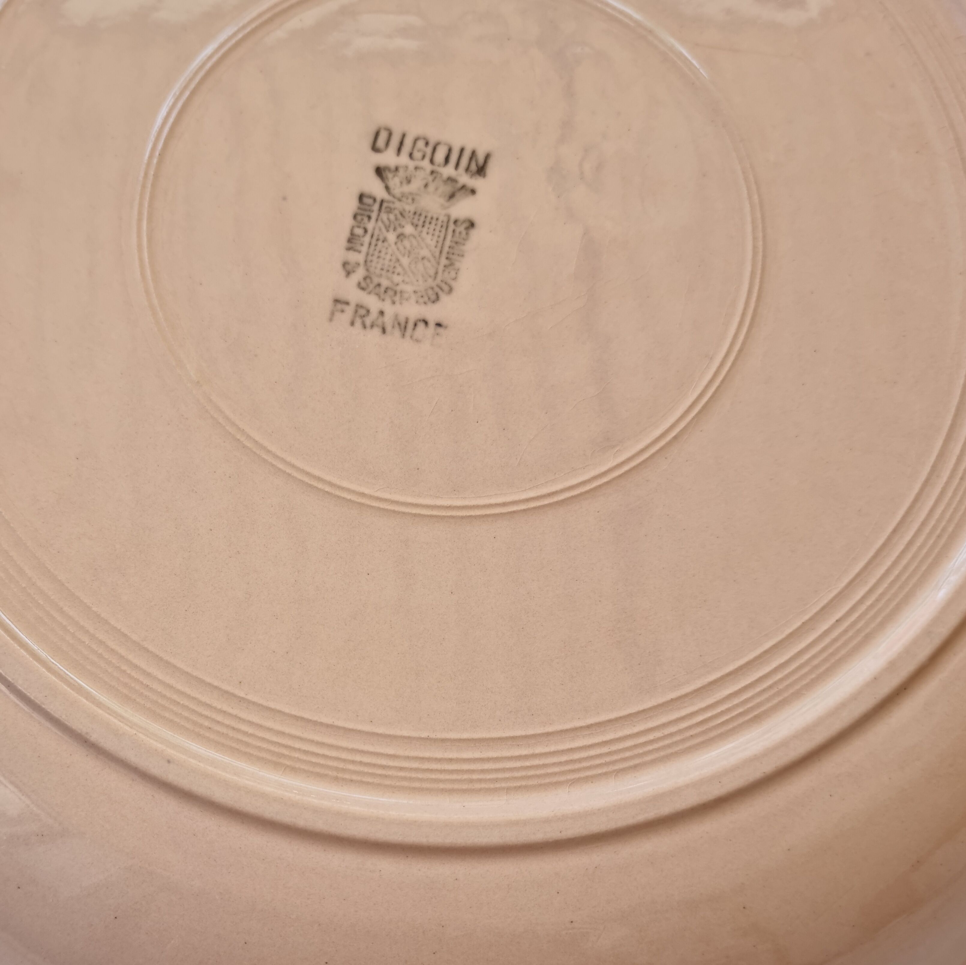 Hollow dish Digoin Rose