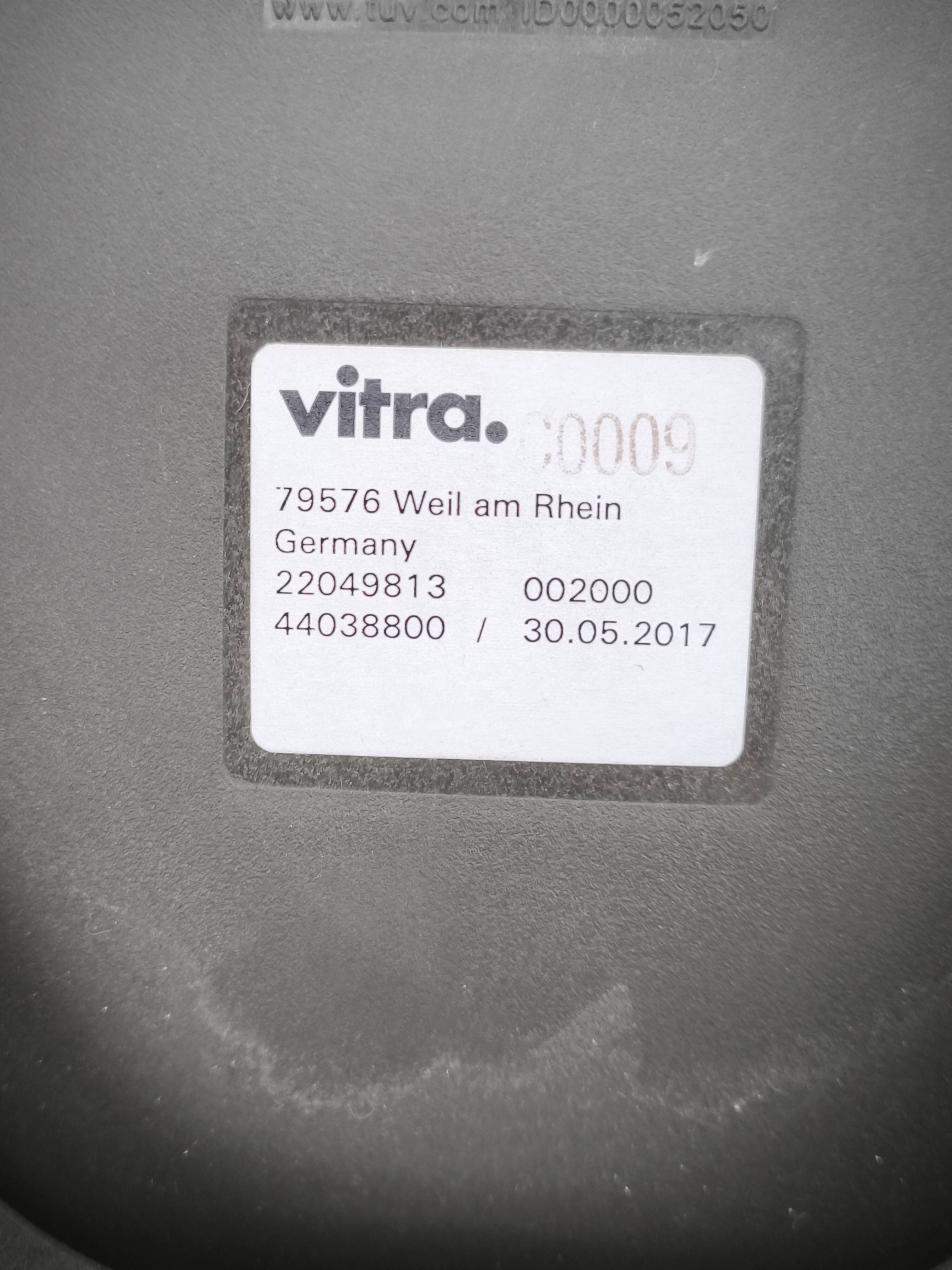 Set of 4 All Plastic Chairs, Vitra