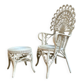 Armchair + footrest Emmanuelle