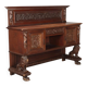 Antique neo-Renaissance walnut buffet, Italy, early 20th century.
