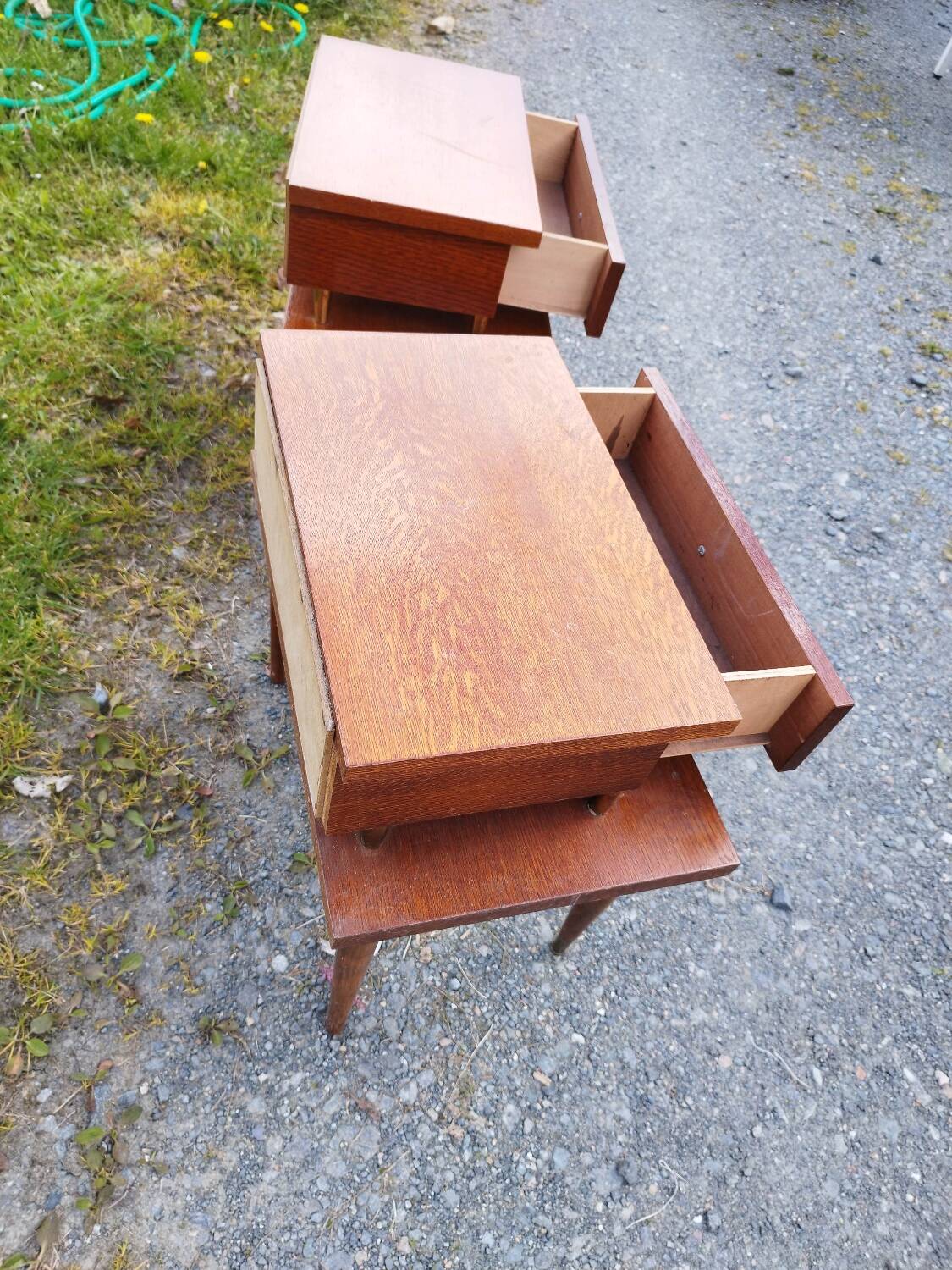 Pair of vintage bedside tables 50/60
