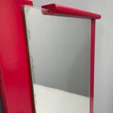 Vintage Wall-Mounted Coat Rack with Mirror and Drawer, 1960s, Czechoslovaki