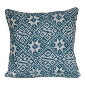 Coussin Dokmai bleu 40x40 cm