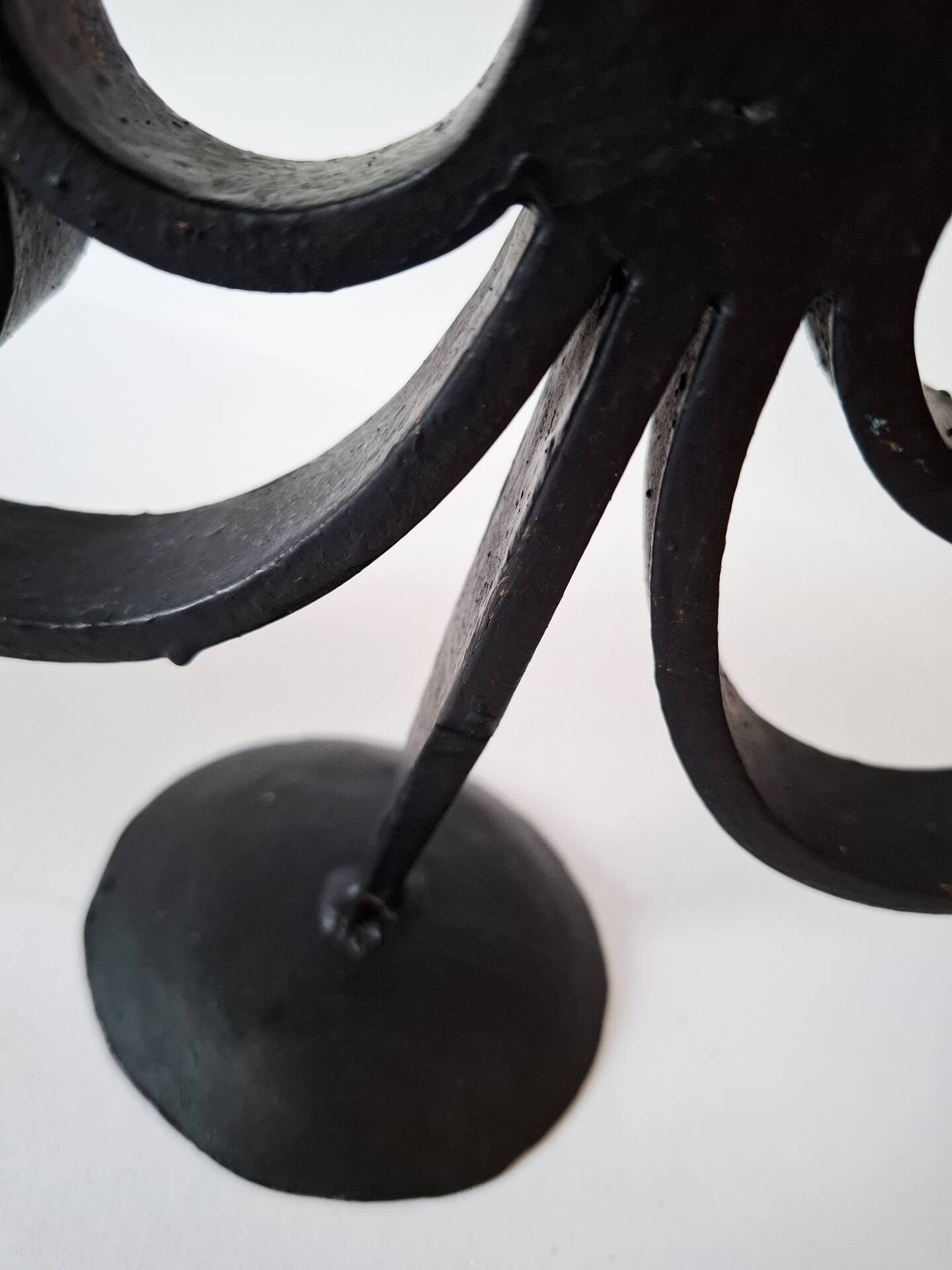 Vintage wrought iron chandelier