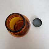 Vintage Mid Century Modern Glass Apothecary Bottle By Carlo Erba Milan