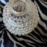 Large Amber Bubble Glass Ceiling Light