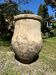 Ancient terracotta pottery jar from the 19th century