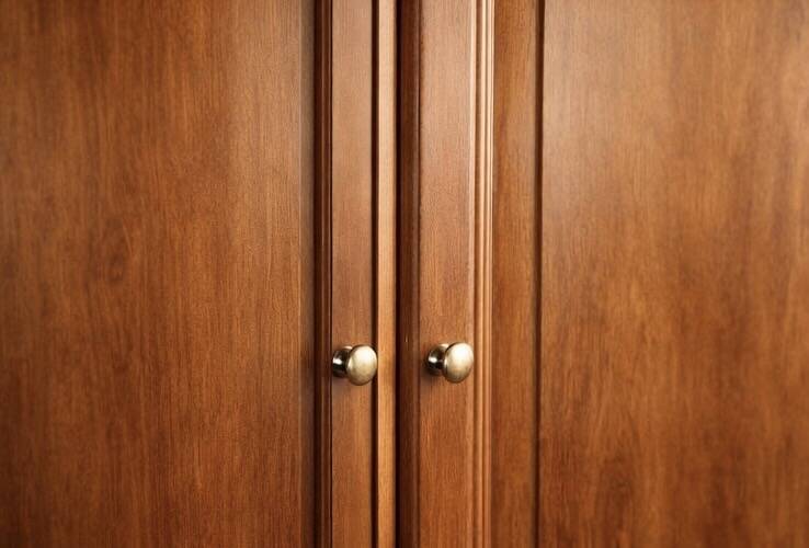 Solid wood bookshelf