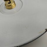 Enameled sheet metal pendant lights