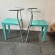2 chaises dr glob de Philippe starck pour Kartell, 1980s