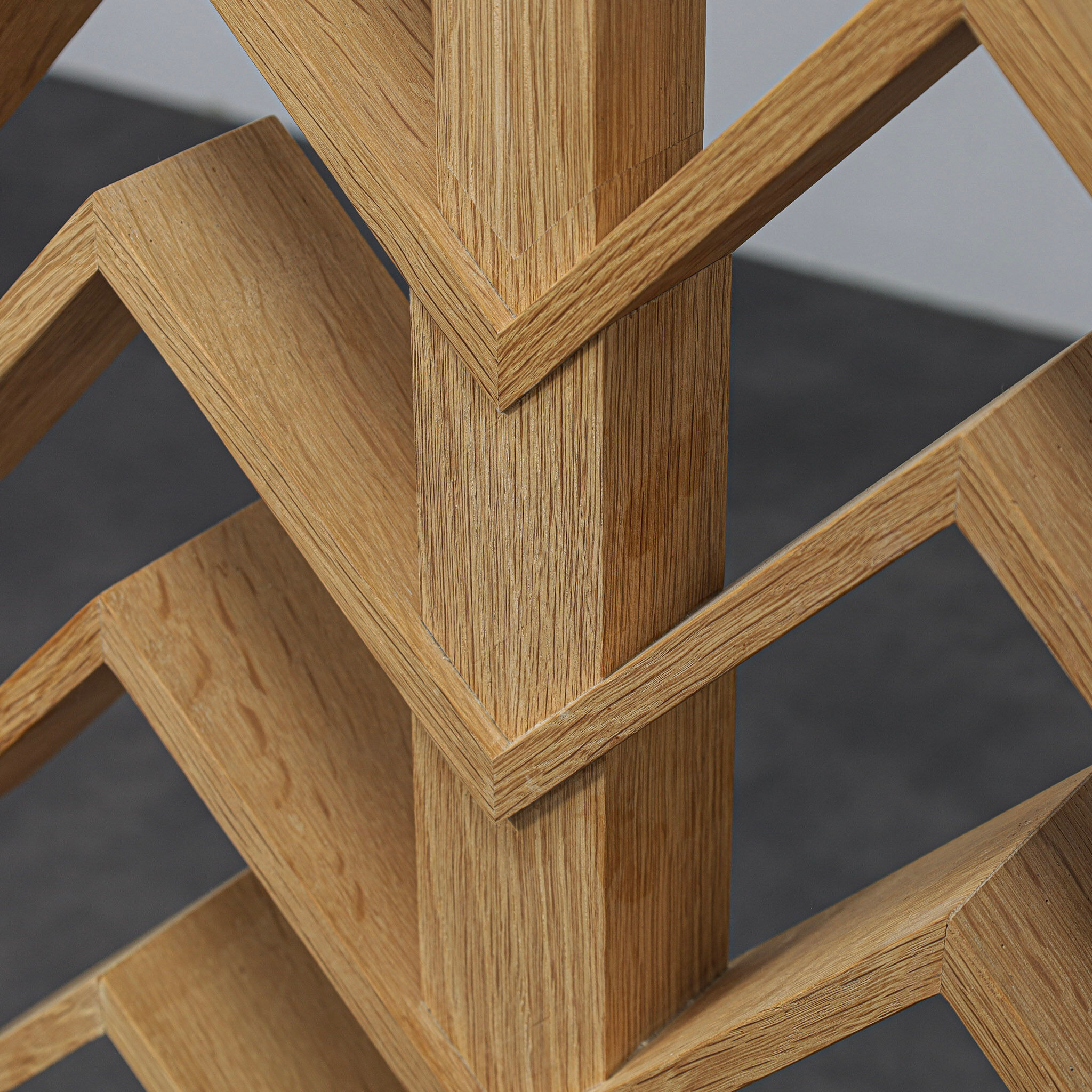 Geometric abstract sculpture by Herma Steur, 1990s
